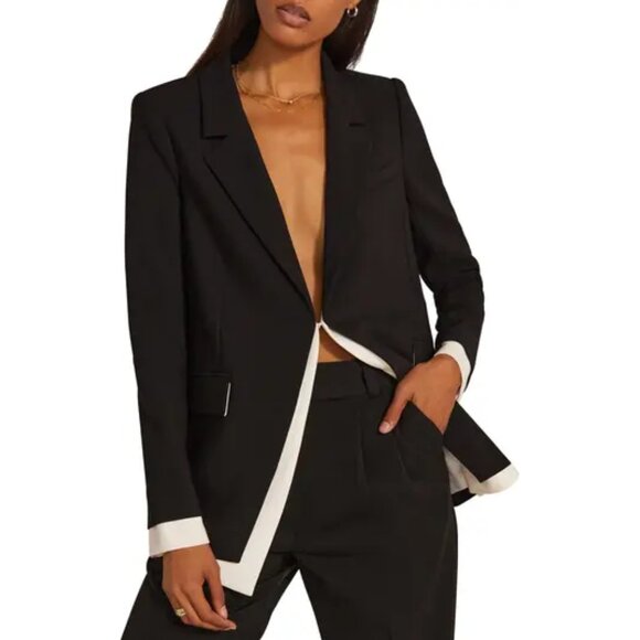 FAVORITE DAUGHTER The Kelly Blazer in Black Multi Size Small - Picture 9 of 10